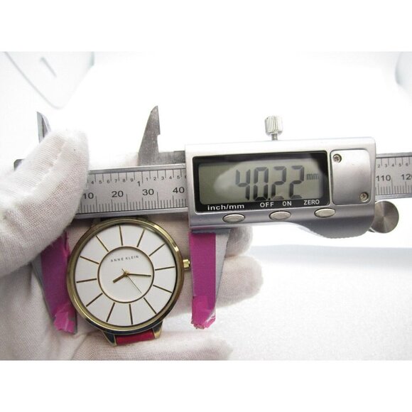 Women Anne Klein Quartz WR Analog 40mm Dial Causal Round Watch (G64) - Picture 2 of 10